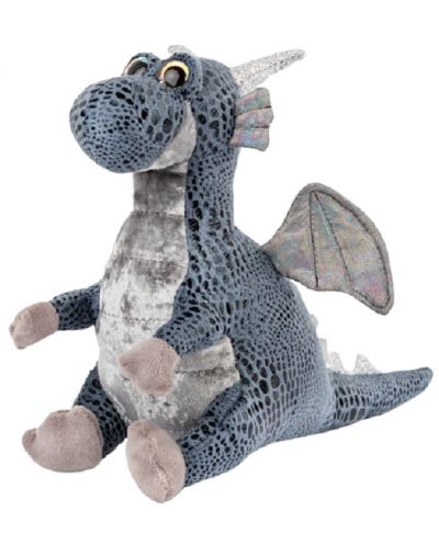 Jucărie de pluș Amek Toys - Dino, gri, 22 cm - 1