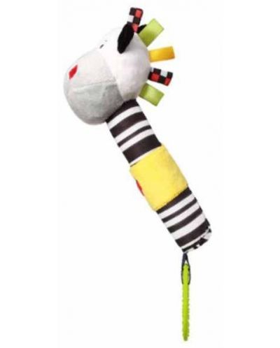 Jucărie de pluș care scârțâie Babyono - Zebra - 3