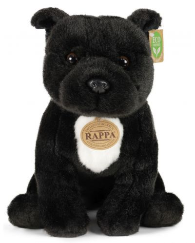 Jucărie de plus Rappa Eco Friends  -Starfordshire Bull Terrier, 30 cm, negru - 2