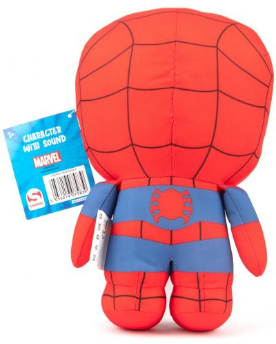 Figurină de pluș Sambro Marvel: Avengers - Spider-Man (with sound), 28 cm - 2