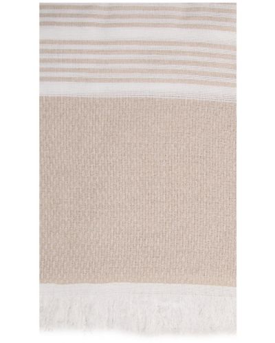 Prosop de plajă în cutie Hello Towels - New Collection, 100 x 180 cm, 100% bumbac, bej - 2