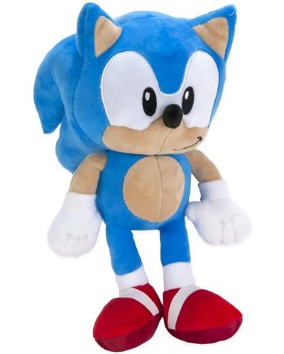 Figurină de pluș Sega Games: Sonic The Hedgehog - Sonic, 30 cm - 1