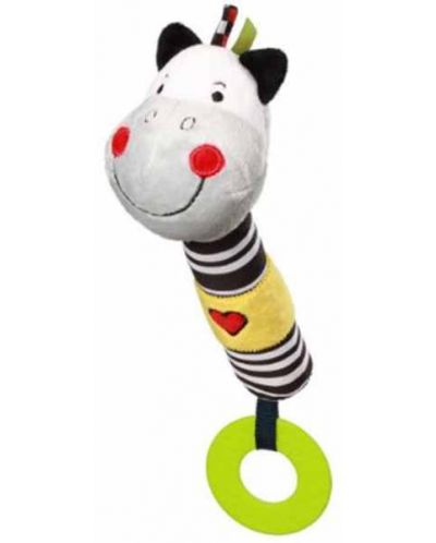 Jucărie de pluș care scârțâie Babyono - Zebra - 2