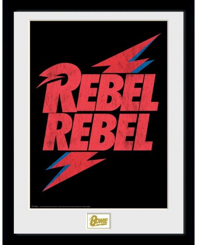 Poster cu ramă GB eye Music: David Bowie - Rebel Rebel - 1