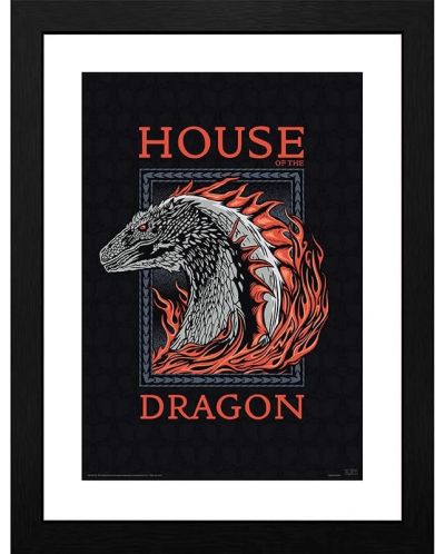 Poster cu ramă B eye Television: House of the Dragon - Red Dragon - 1