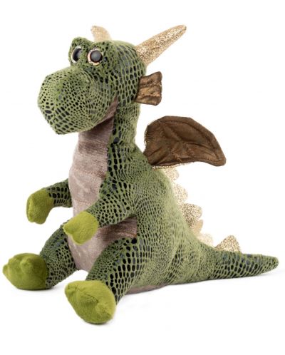 Jucărie de pluș Amek Toys - Dragon, verde, 22 cm - 1