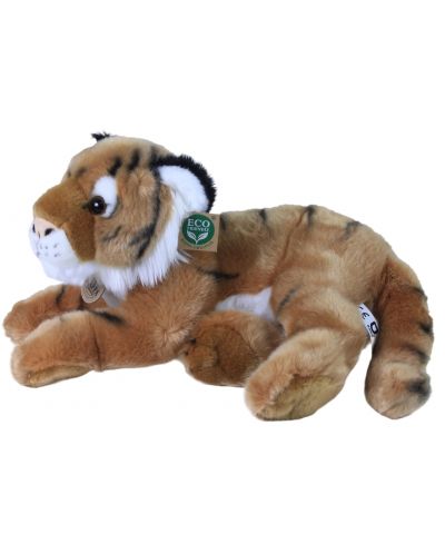 Jucărie de pluș Rappa Eco Friends - Tigru, culcat, 36 cm - 2