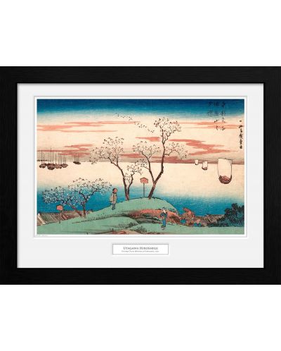Poster cu ramă GB eye Art: Hiroshige - Cherry Blossom at Gotenya - 1