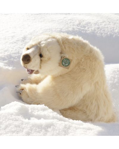 Jucărie de pluș Rappa Eco Friends - Urs polar, 43 cm - 4