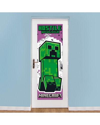 Poster de ușă GB eye Games: Minecraft - Creeper - 3