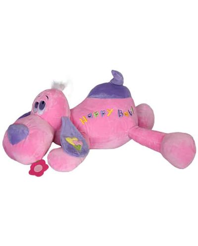 Jucărie de pluș Amek Toys - Câine, roz, 53 cm - 1