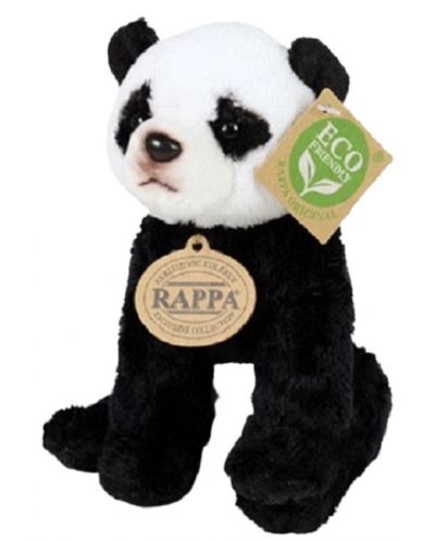 Jucărie de pluș Rappa Eco Friends - Panda, 15 cm - 1