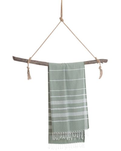 Prosop de plajă în cutie Hello Towels - Bali, 100 x 180 cm, 100% bumbac, verde - 3