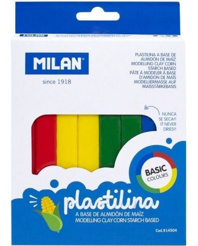 Plasticină Milan - 4 culori - 1