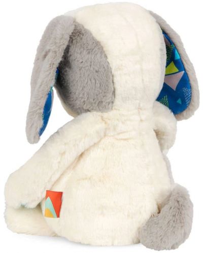 Jucărie de pluș Battat - Câine, 30 cm, alb	 - 4