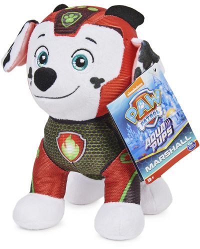 Jucarie de plus Spin Master Paw Patrol Super Paw - Marshall, 21 cm - 1