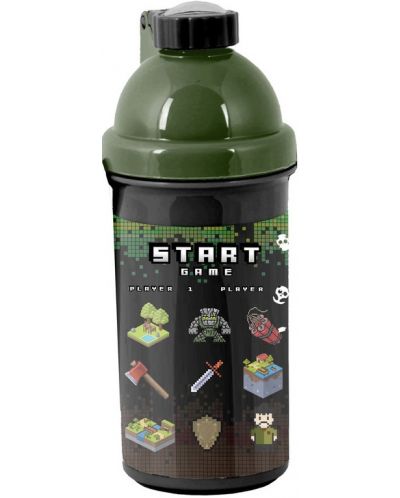 Sticla de plastic Paso Start Game - cu curea de umar, 500 ml - 1