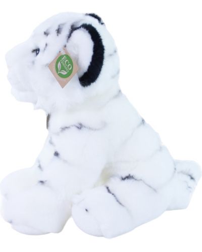 Jucărie de pluș Rappa Eco Friends - Tigru alb, în picioare, 30 cm - 3