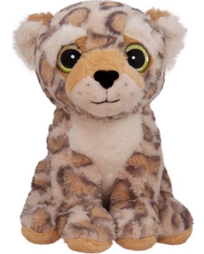 Jucărie de pluș Amek Toys - Leopard cu ochi 3D, 24 cm - 1