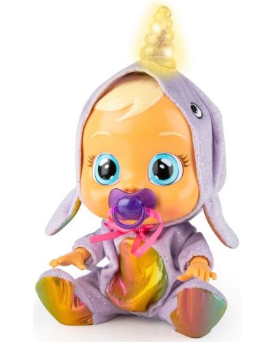 Papusa bebe-plangacios  IMC Toys Cry Babies Special Edition - Narvie, cu corn luminos - 6
