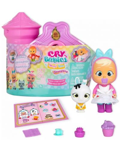 Mini papusa care plange IMC Toys Cry Babies Magic Tears - In casuta, gama larga - 1
