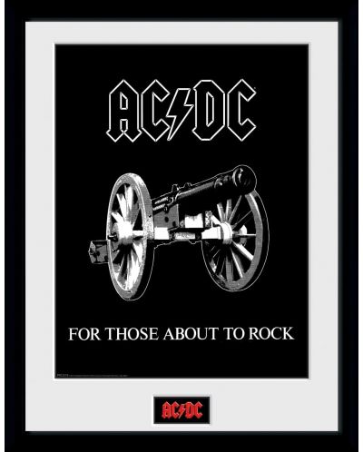 Poster cu ramă GB eye Music: AC/DC - For Those About to Rock - 1