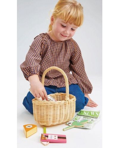 Jucării Tender Leaf Toys Coș de cumpărături tricotat - cu produse și flori - 5