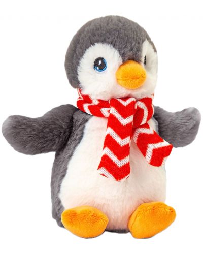 Jucărie de plus Keel Toys Keeleco - Pinguin cu fular, 25 cm - 1