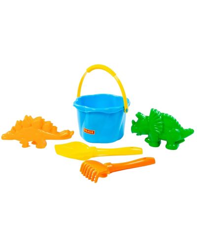 Set de plajă  Polesie Toys - Dinozaur, 5 piese , sortiment  - 2