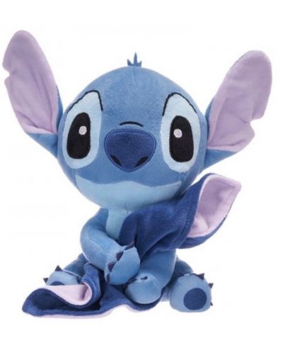 Jucărie de pluş Disney Plush - Stitch cu o pătură 27 cm - 1