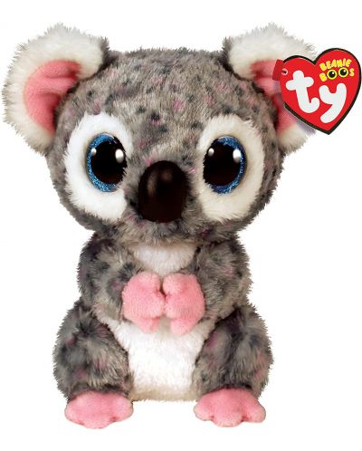 Jucărie de pluș TY Toys - Koala Karl, gri, 15 cm - 1