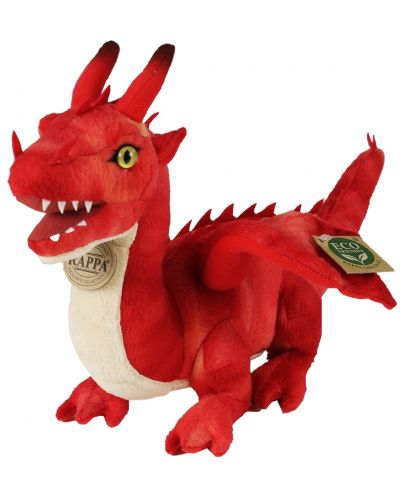 Jucărie de pluș Rappa Eco Friends - Dragon roșu, 40 cm - 1