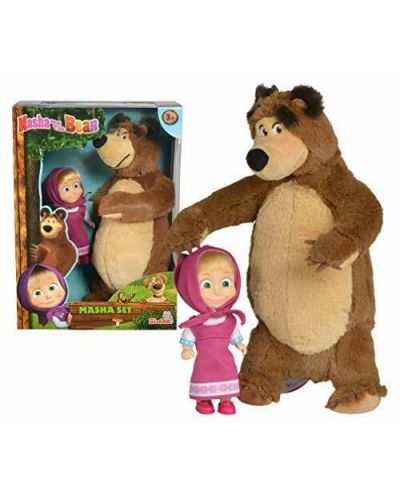 Jucarie de plus Simba Toys Masha si Ursul - Ursul, 28 cm - 1
