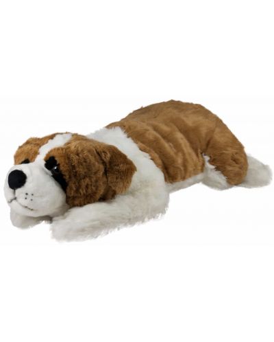 Jucărie de pluș Amek Toys - Câine San Bernard, 80 cm - 1