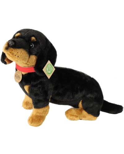 Jucărie de pluș Rappa Eco Friends - Dachshund Dog, 30 cm - 2
