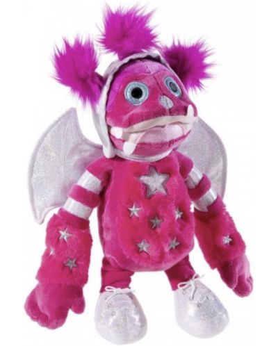 Jucărie de pluș Heunec "Cântărețul mască" - Monstrul roz, 30 cm - 1