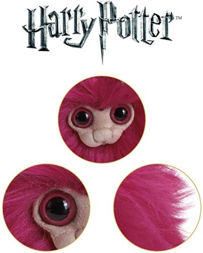 Jucarie de plus The Noble Collection Movies: Harry Potter - Pink Pygmy Puff, 15 cm - 3