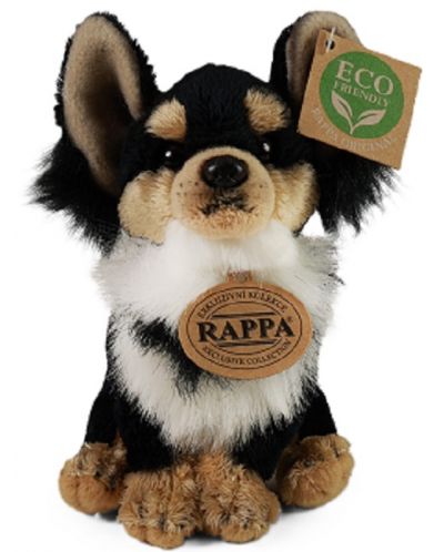 Jucărie de pluș Rappa Eco prietenii - Câine Chihuahua, așezat, 15  cm - 1