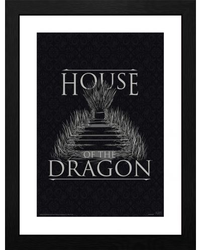 Poster cu ramă GB eye Television: House of the Dragon - Iron Throne - 1