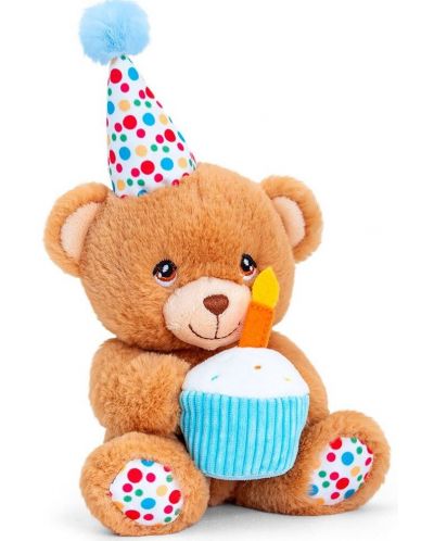 Jucărie de pluș Keel Toys - Happy Birthday, ursuleț, 15 cm - 1