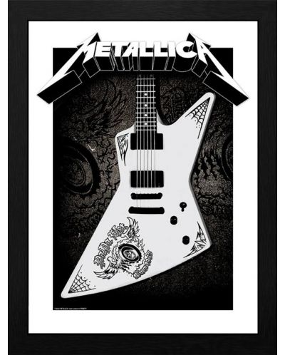 Poster înrămat GB Eye Music: Metallica - Papa Het Guitar - 1