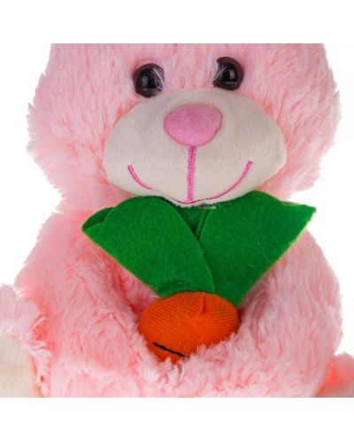 Jucării Teddy Bunny Tea Toys - Benny, 28 cm, cu morcov, roz - 3