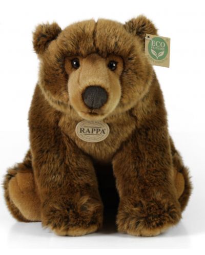Jucărie de plus Rappa Eco Friends  - Ursul brun, așezat, 40 cm - 2
