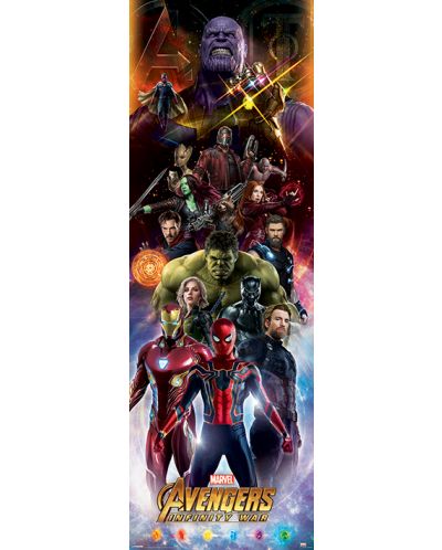 Poster pentru usa Pyramid - Avengers: Infinity War (Characters) - 1