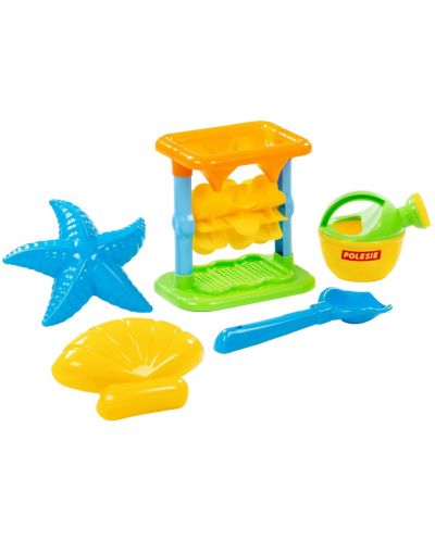 Set de plajă  Polesie Toys - Moara, 5 piese , sortiment  - 3