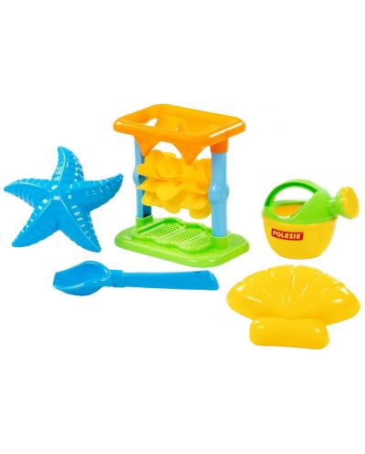 Set de plajă  Polesie Toys - Moara, 5 piese , sortiment  - 2