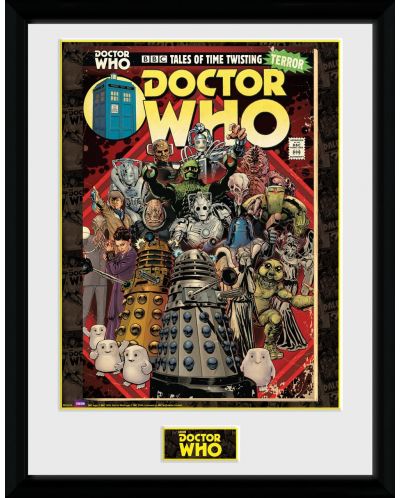 Poster înrămat GB eye Television: Doctor Who - Villains Comics - 1