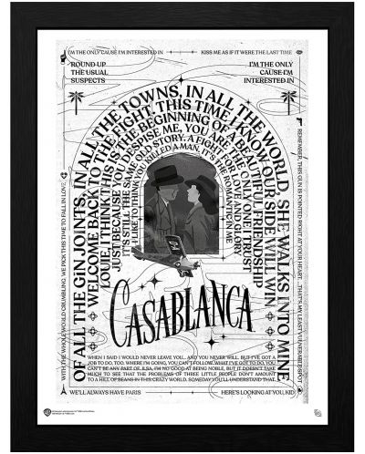 Afiș înrămat GB Eye Movies: Casablanca - Casablanca - 1