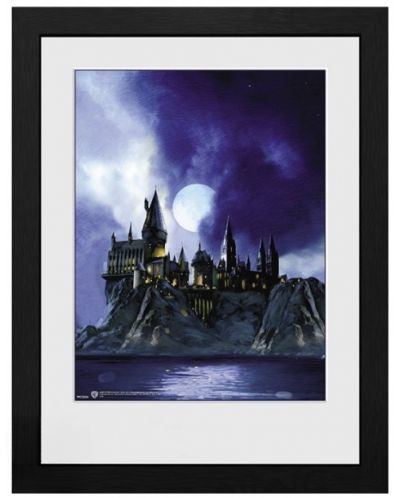 Poster cu ramă GB eye Movies: Harry Potter - Hogwarts Painted - 1