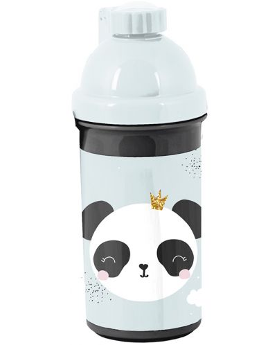 Sticlă din plastic Paso Panda - cu bretea, 500 ml - 1